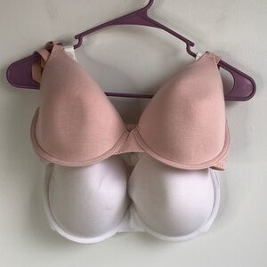 NEW set of two Fruit of the Loom cotton Underwire Bras